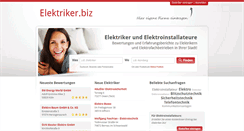 Desktop Screenshot of elektriker.biz